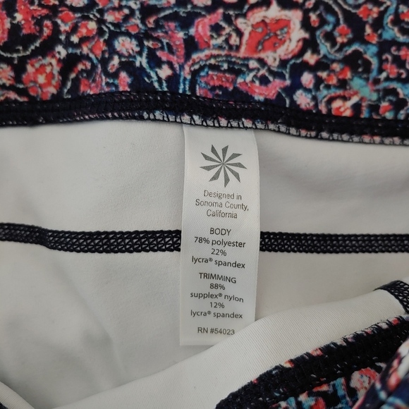 Athleta Chaturanga Tapestry Capri Leggings - Picture 3 of 6